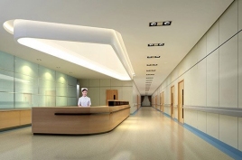 Hospital wall panel